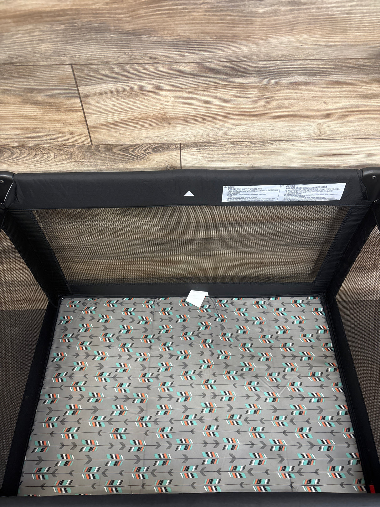 Cosco Funsport Portable Compact Baby Play Yard, Etched Arrows