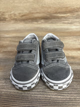 Vans Old Skool V Reflective Sidestripe Sneakers Grey sz 5c