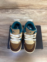 Air Jordan 4 Retro TD 'Cacao Wow' Sneakers sz 9c