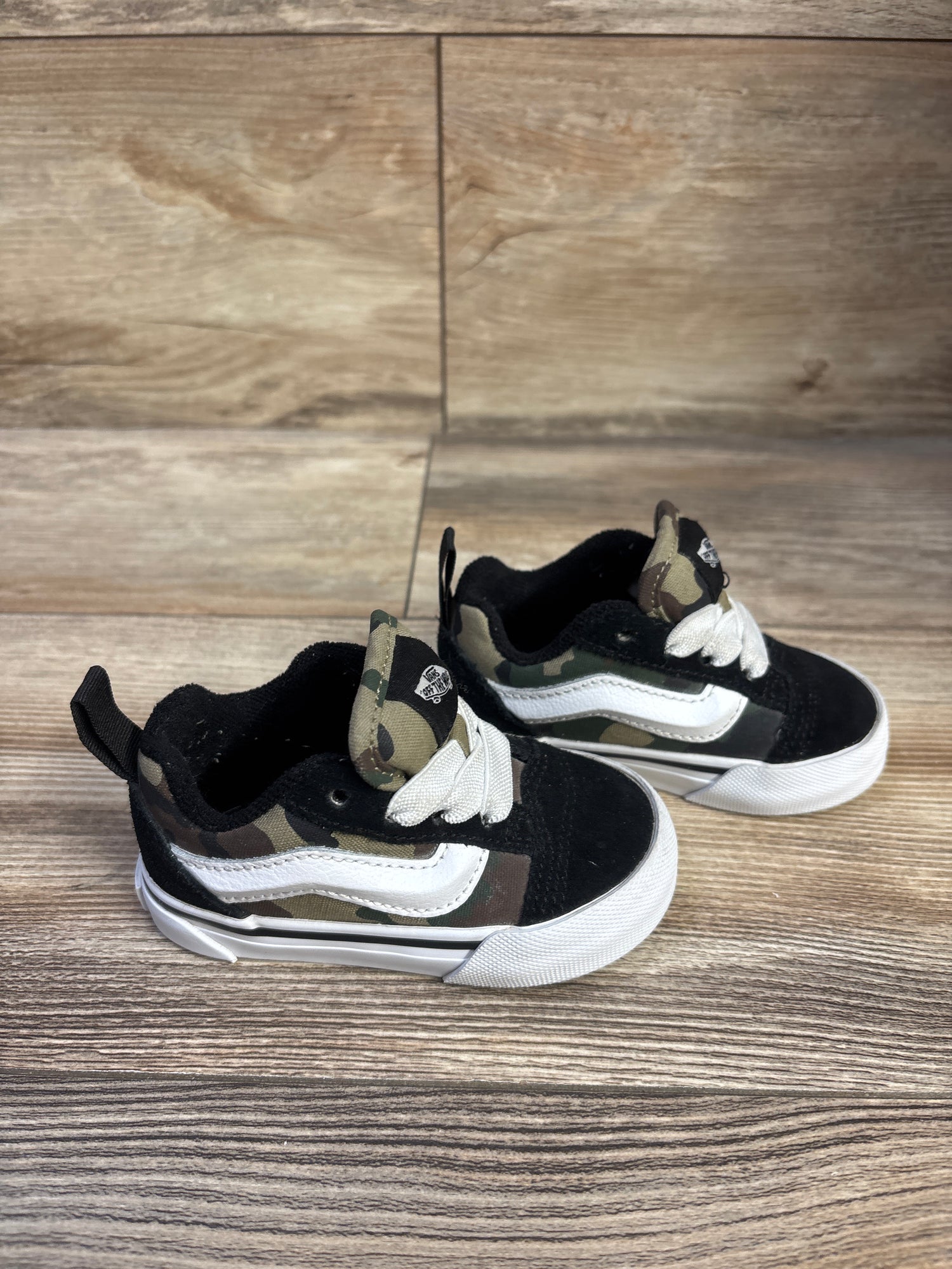 Vans Knu Skool Camo Sneakers Black sz 4c