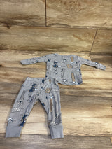 Carter's 2pc Pajama Set Grey sz 6m
