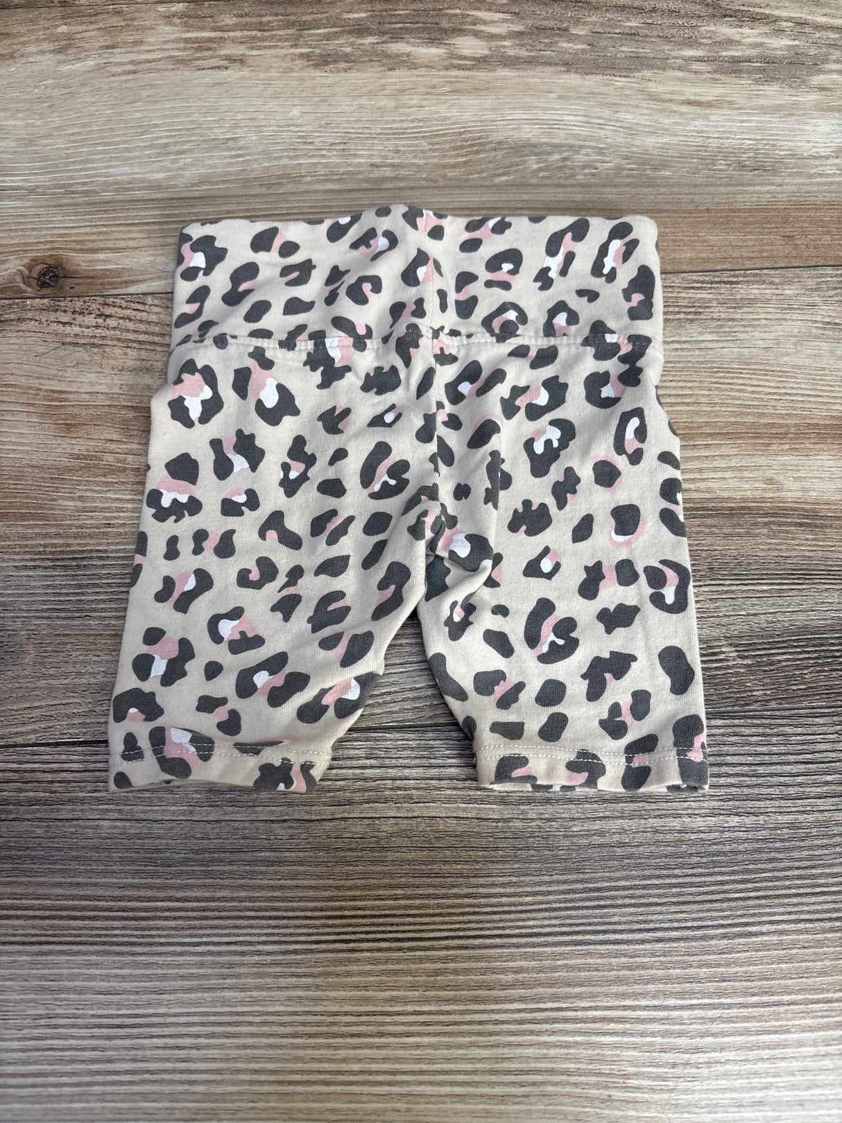 Grayson Mini Leopard Print Bike Shorts Beige sz 18m
