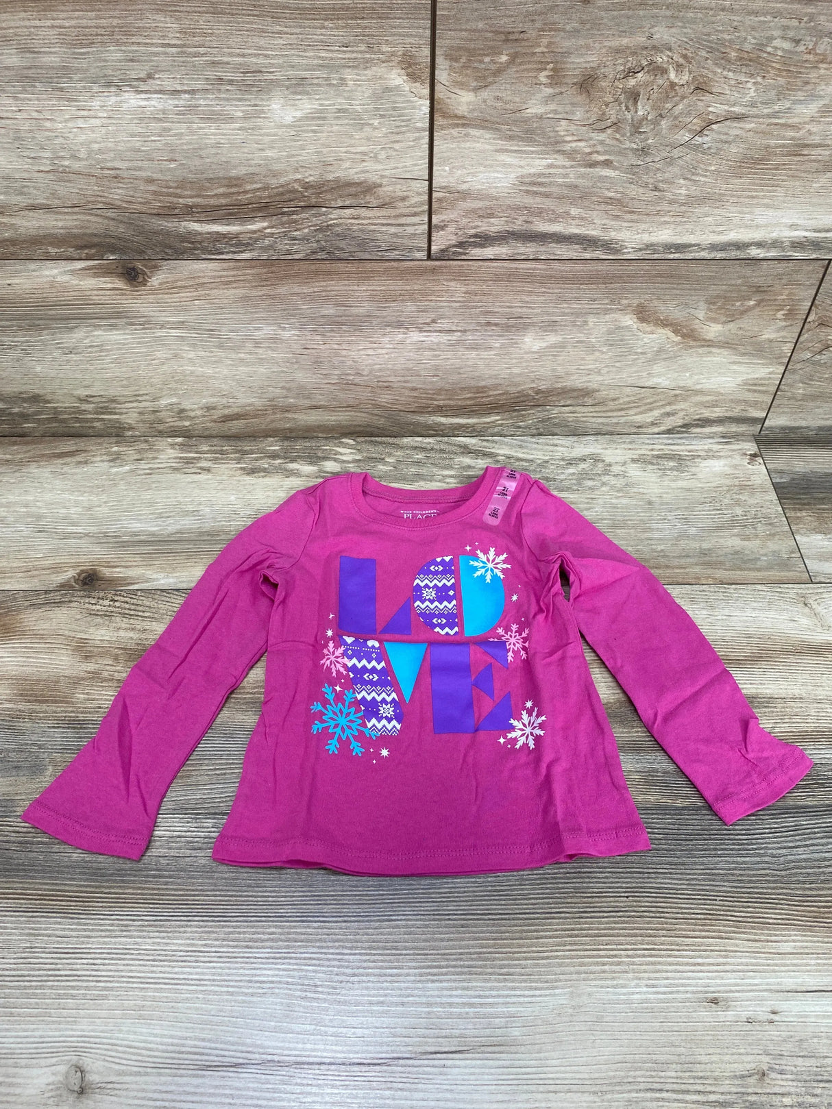NEW Children's Place Love Pink Shirt sz 2T