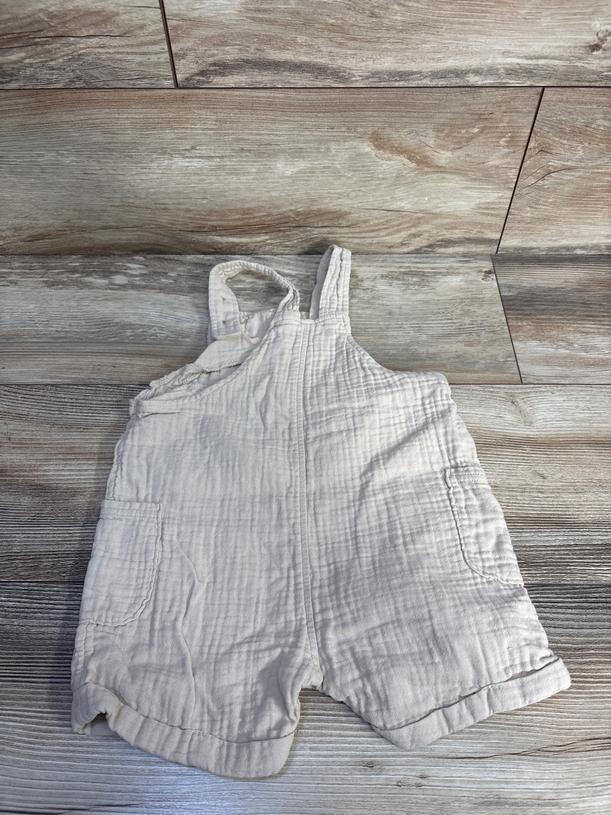 Little Planet Organic Cotton Gauze Shortalls Tan sz 18m