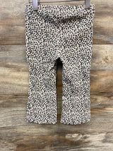 First Impressions Leopard Print Flare Leggings Beige sz 24m