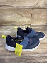 NEW All In Motion Silver Slip-On Sneakers Navy sz 1Y