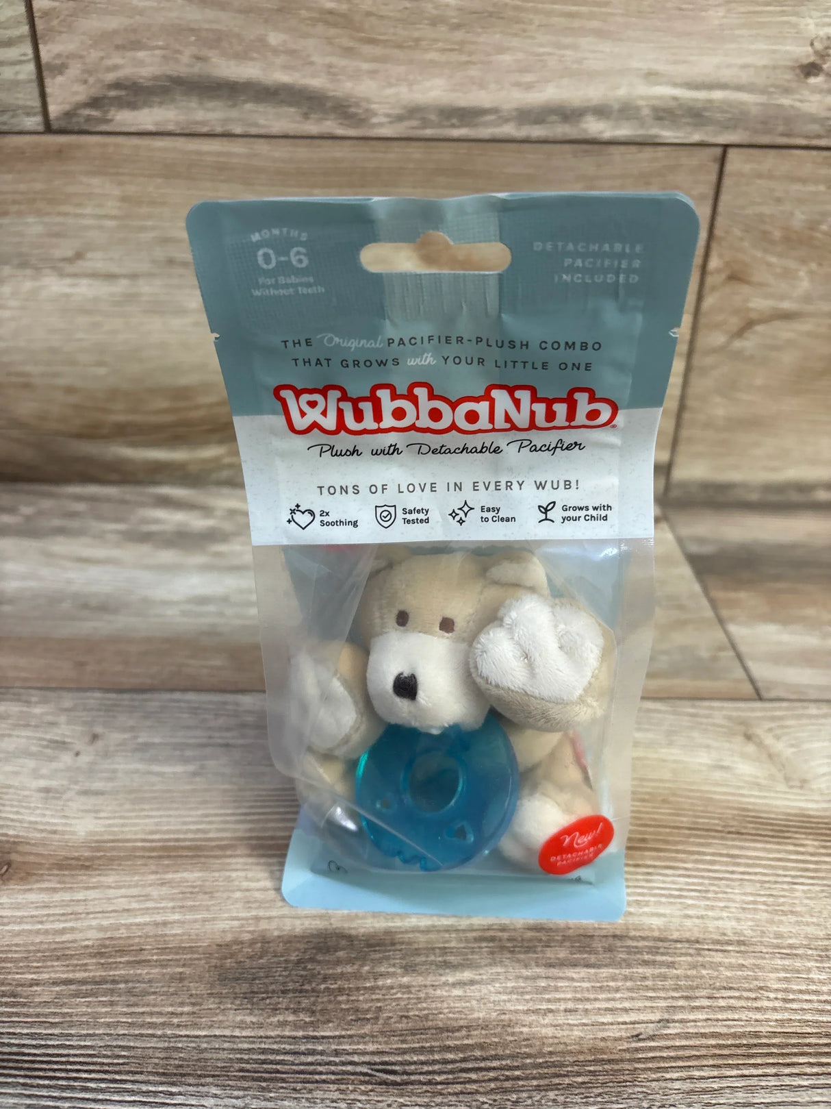 NEW WubbaNub Baby Bear Detachable Pacifier