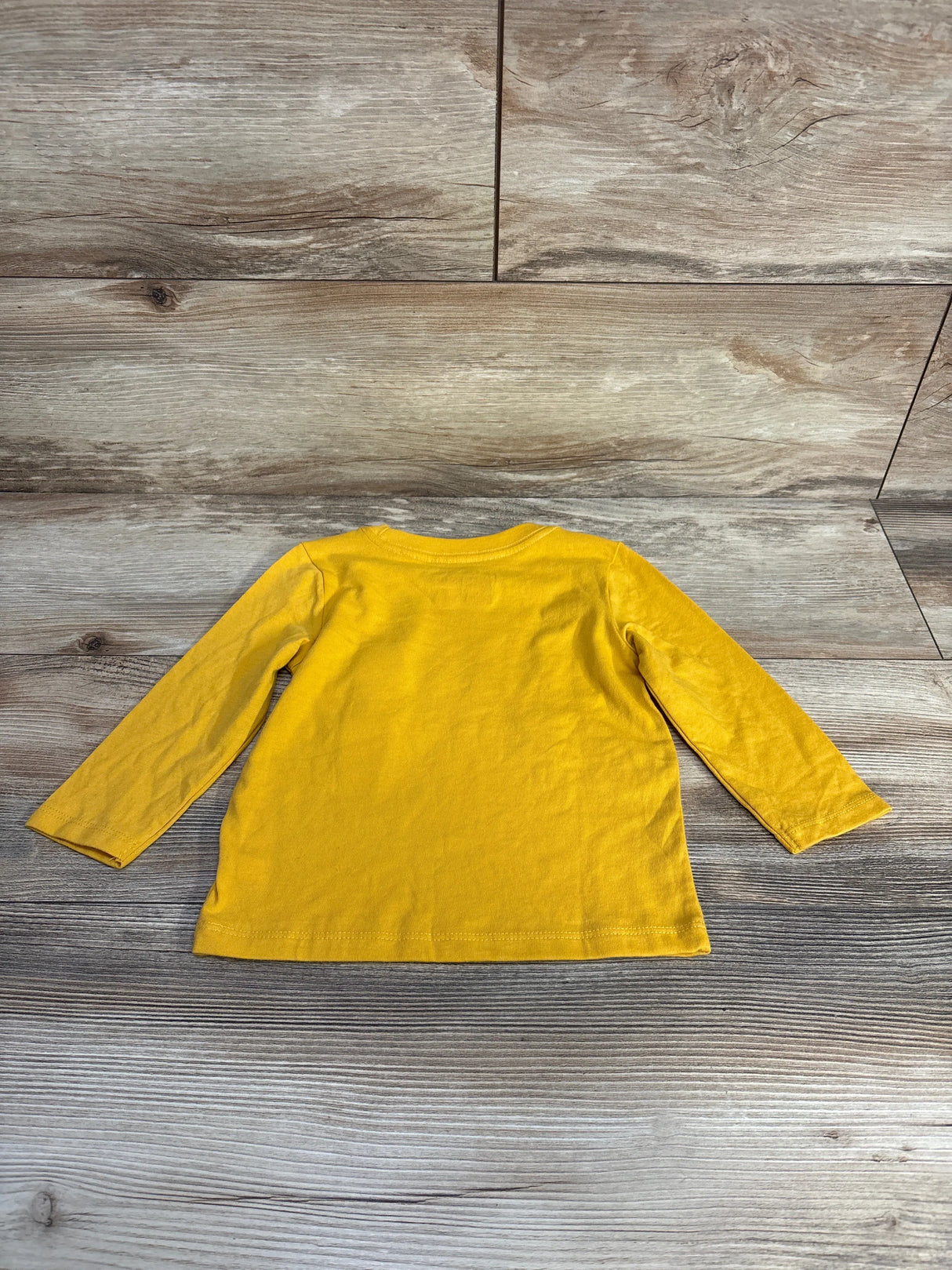 NWOT Cat & Jack Long Sleeve Shirt Yellow sz 18m