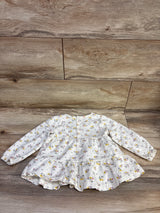 Simple Joys Long Sleeve Tiered Top Ivory sz 2T