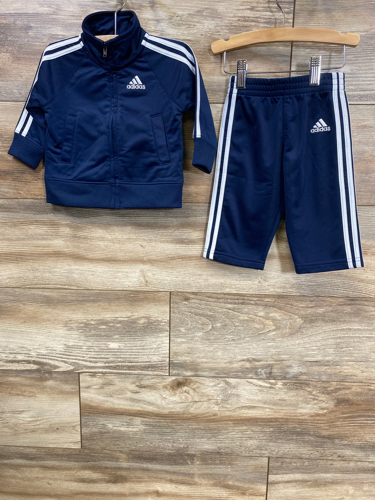 Adidas 2pc Tracksuit Set Navy sz 6m