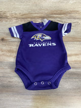 NFL Team Baltimore Ravens Bodysuit Purple sz 3-6m