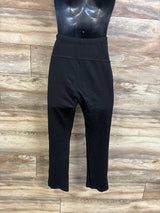 Maternity Ribbed Belly Leggings Black sz Large
