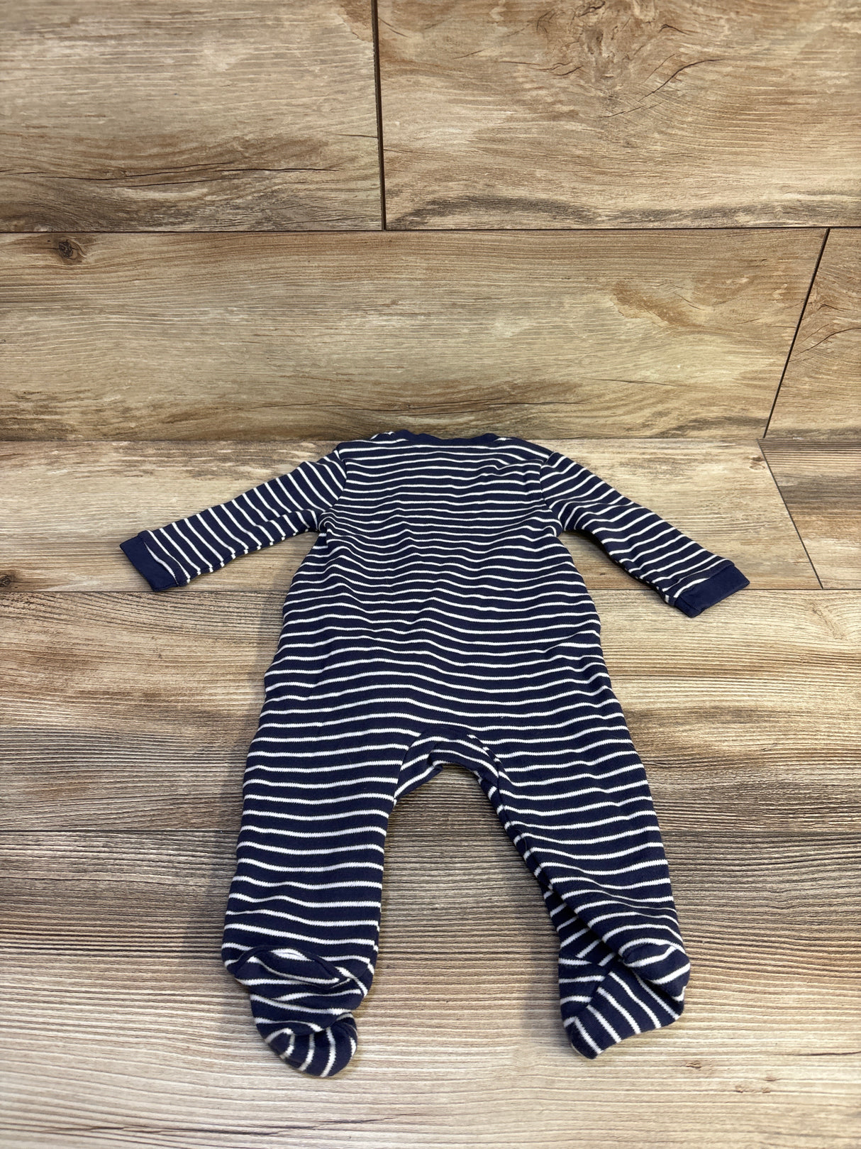 Striped Sleeper Navy sz 3m