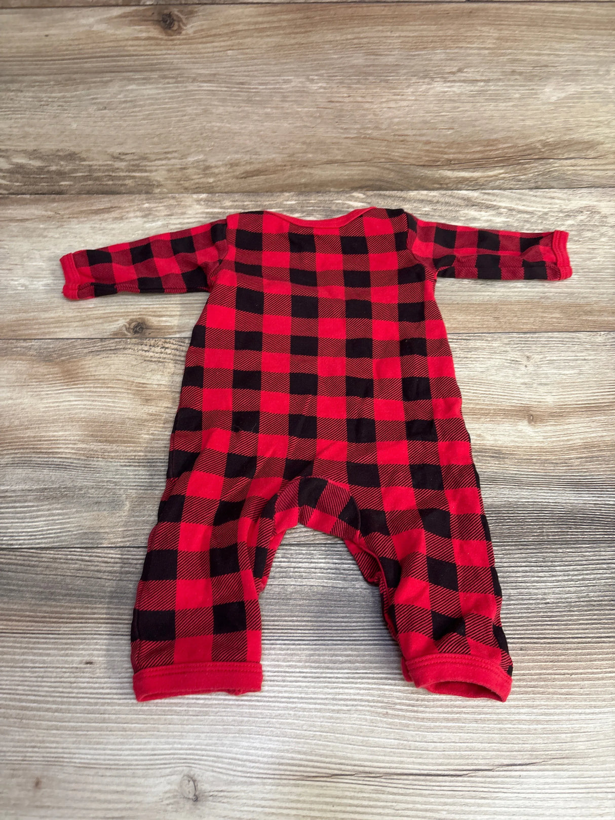 Hudson Baby Buffalo Print Coverall Red sz 0-3m