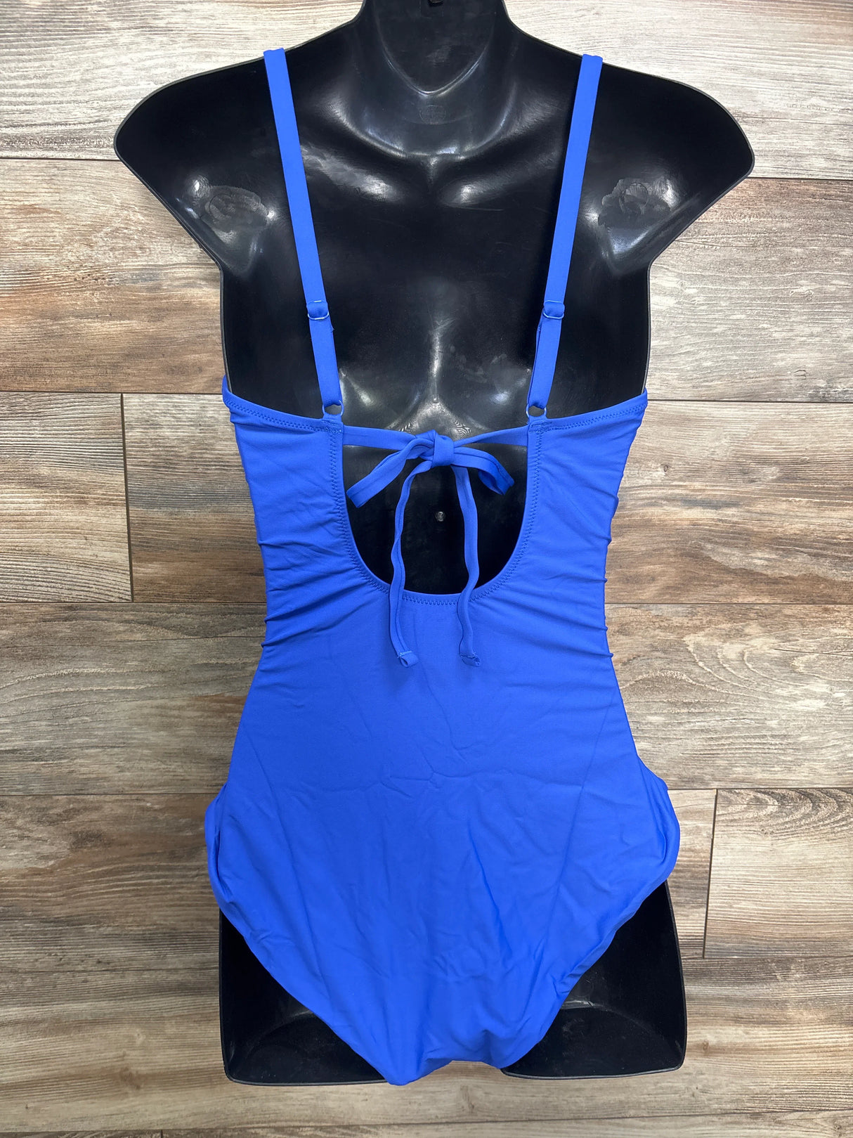 NEW Gap Maternity Square Neck One-Piece Dazzling Blue Swimsuit sz Large