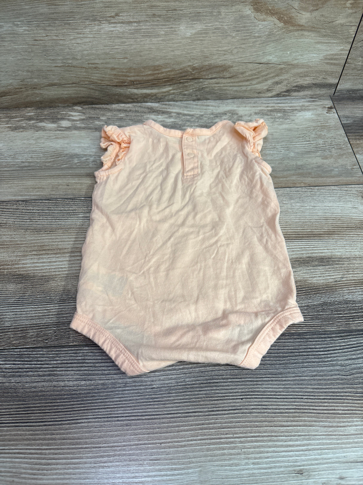 Carhartt Flutter Sleeve Bodysuit Peach sz 6m