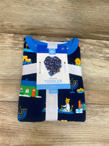 NEW Wondershop 2pc Hanukkah Pajama Set Lions Navy sz 3T