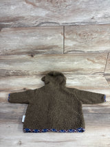 LA Baby Sherpa Jacket Brown sz 6-9m