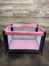 Dream On Me Nest Portable Play Yard, Black/Pink