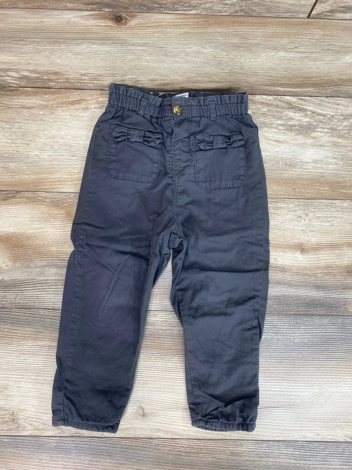 H&M Lined Pull On Pants Grey sz 3T