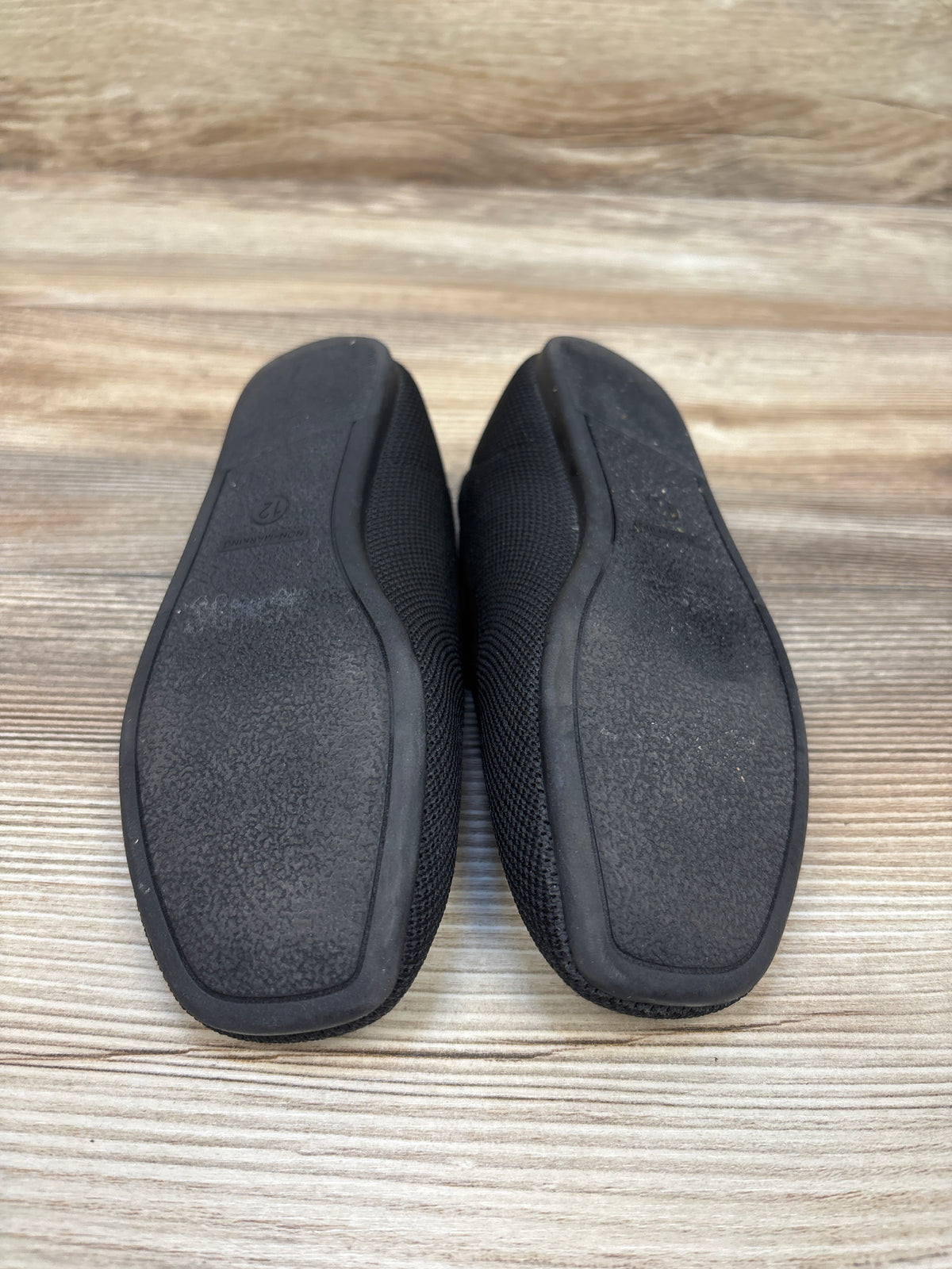 Cat & Jack Dion Knit Ballet Flats Black sz 12c