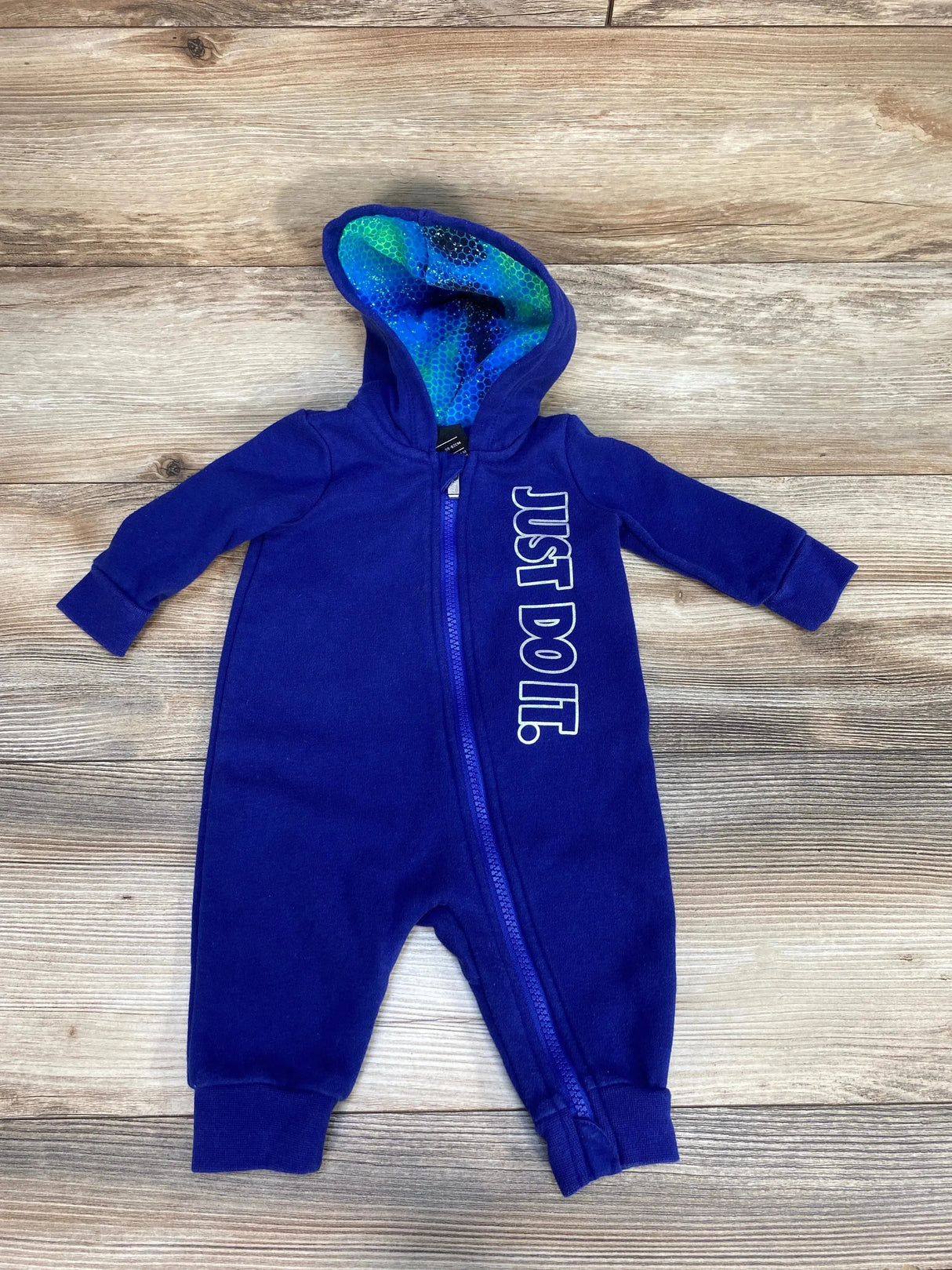 Nike Just Do It. Hooded Coverall Blue sz 3m