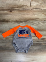 Under Armour Born Winner Bodysuit Orange/Grey sz 3-6m