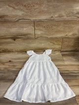 NEW Children's Place Eyelet Bow Back Dress White sz 5T