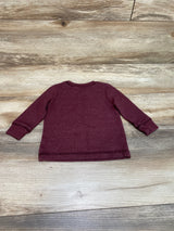 Jumping Beans Thermal Shirt Maroon sz 12m