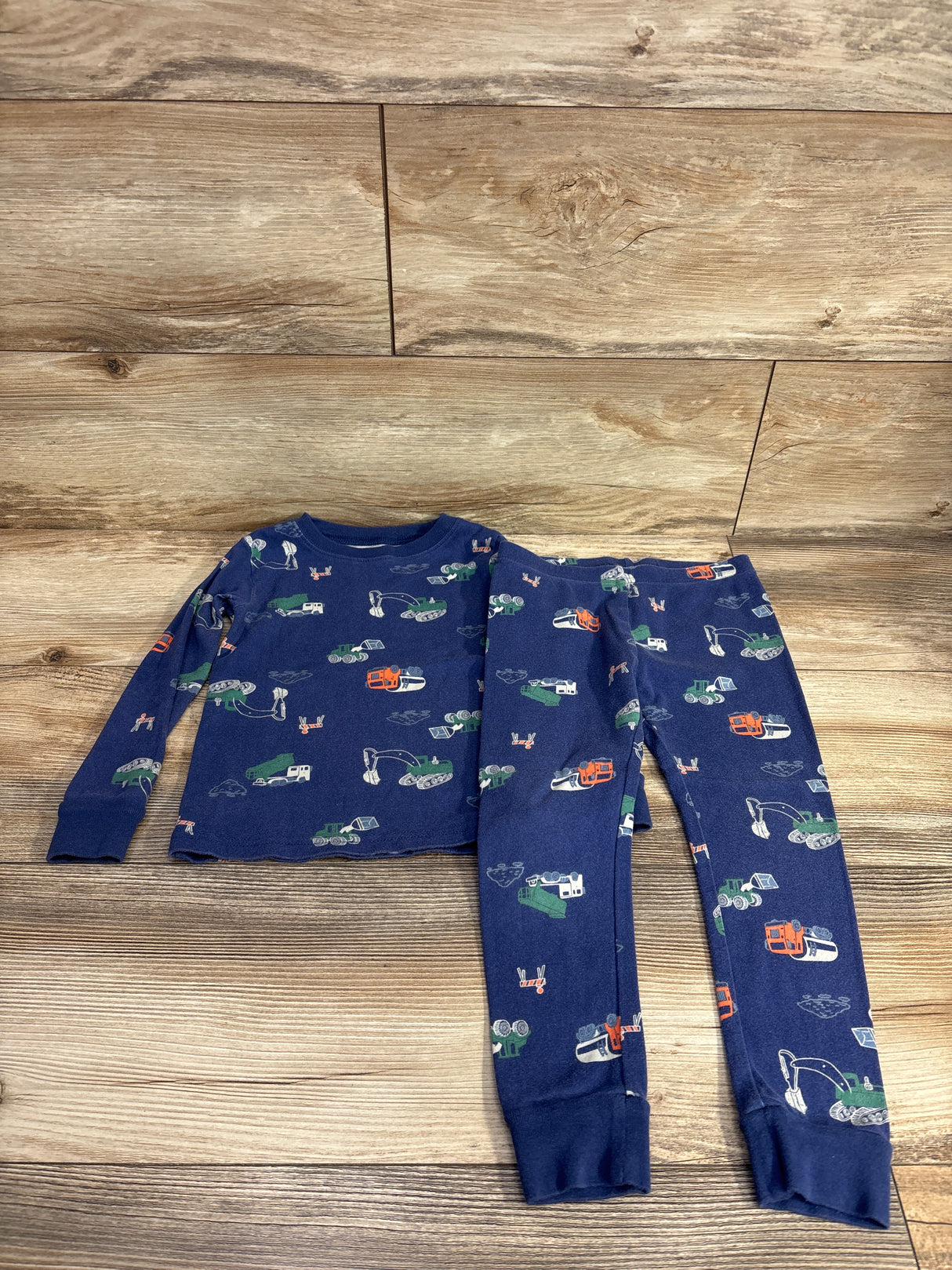 Carter's 2pc Truck Print Pajama Set Blue sz 4T