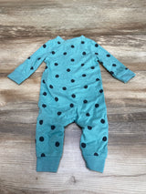 Cat & Jack Polka Dot Coverall Green sz 0-3m