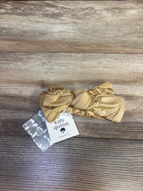 NEW Kate Quinn Stretchy Bow Headband in Bread sz 0-6m