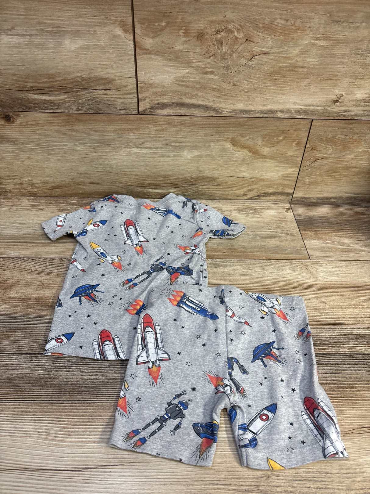 Member's Mark 2pc Pajama Set Grey sz 4T