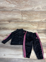Adidas 2pc Tracksuit Black sz 24m