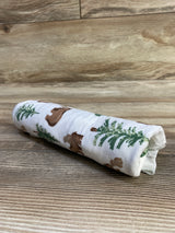 Baby Essentials Viscose Swaddle Blanket White 30x40''