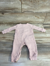 Cloud Island Textured Henley Coverall Pink sz 6-9m