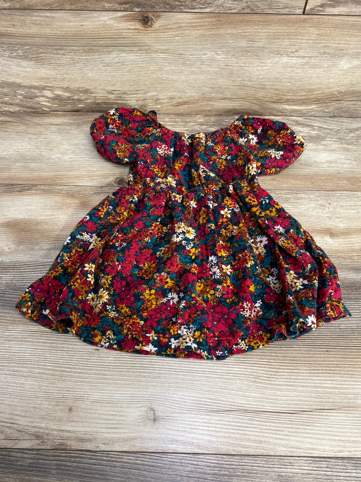 Old Navy Floral Cinched Waist Dress Red sz 2T - Me n Mommy To Be