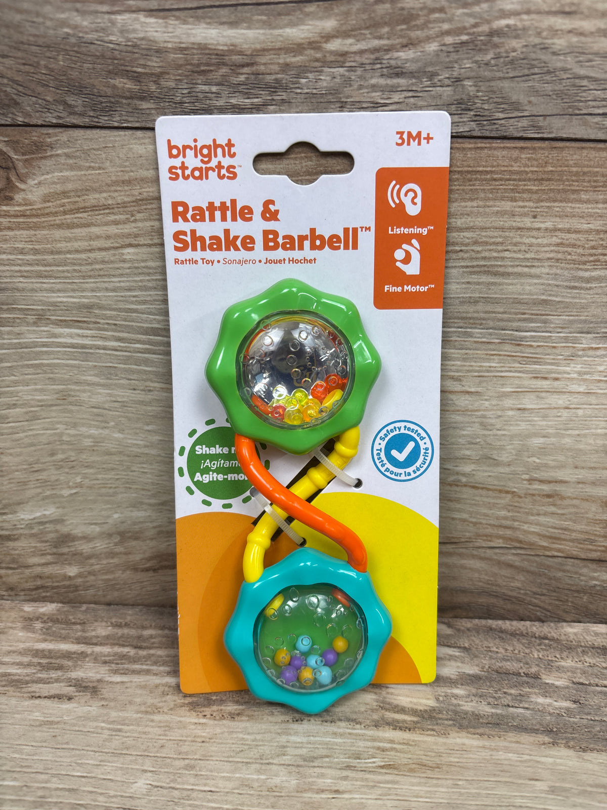 NEW Bright Starts Rattle & Shake Barbell