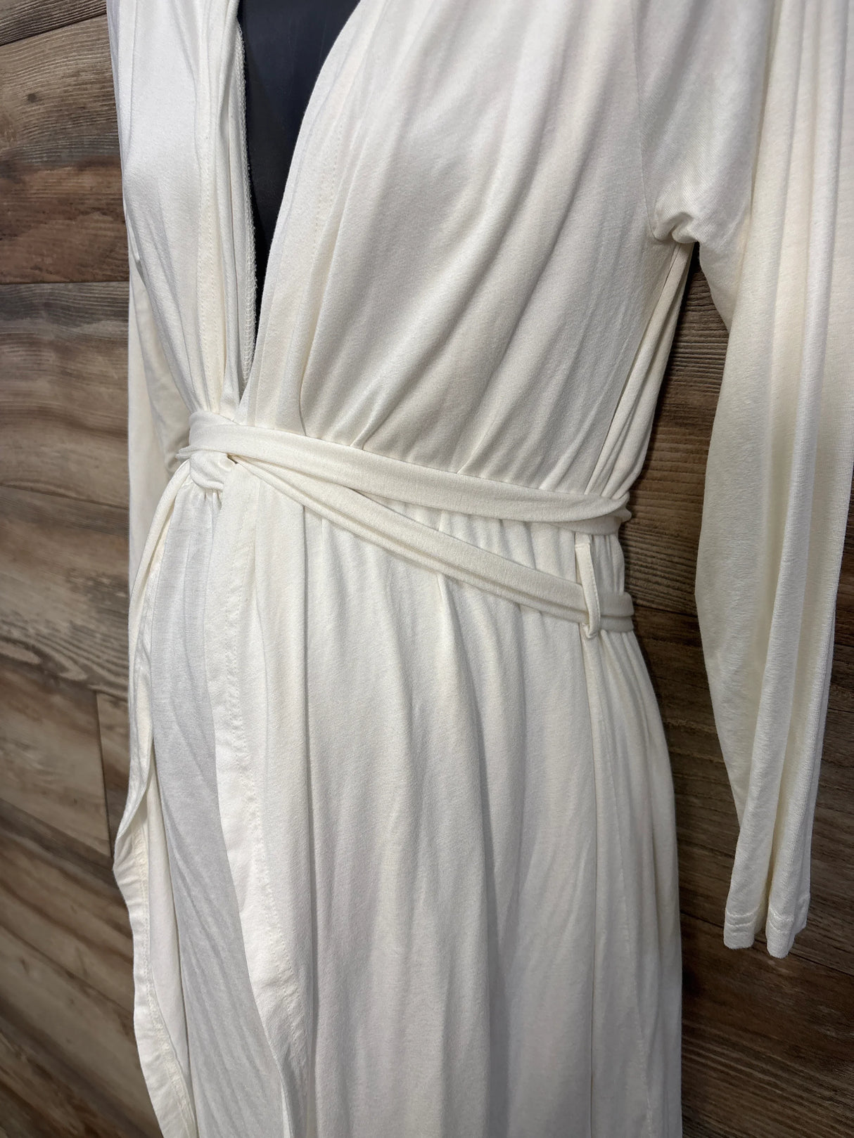 Accouchee Sleep Well Maternity/Nursing Nightgown & Robe Set White sz L/XL