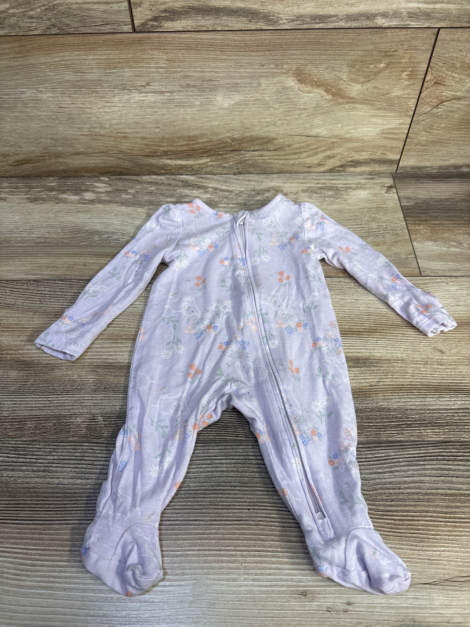 Huggies Floral Viscose Sleeper Purple sz Newborn