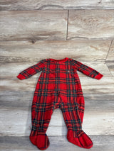 Baby Gap Plaid Blanket Sleeper Red 6-12m