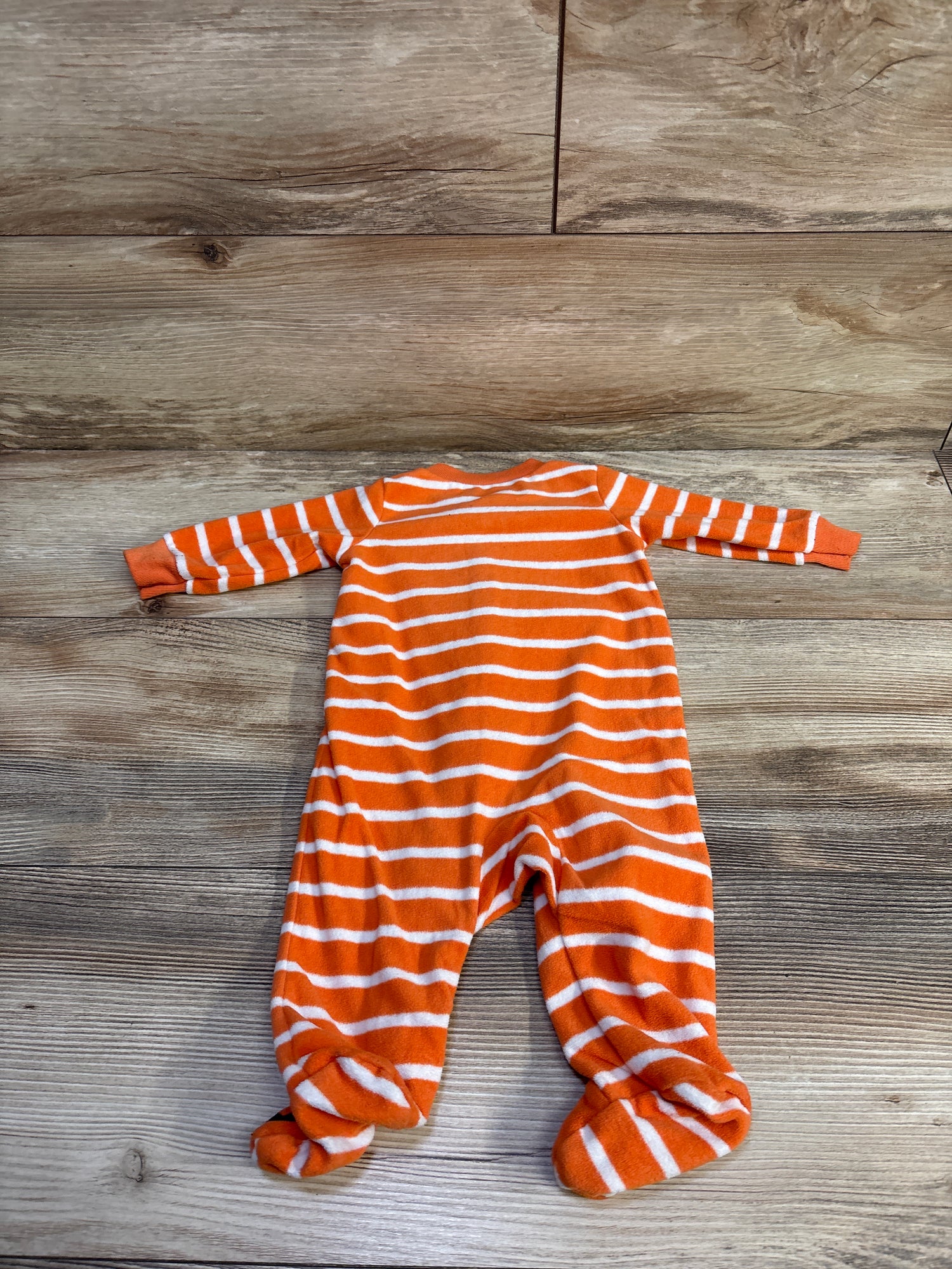Just One You Striped Pumpkin Blanket Sleeper Orange sz 3m