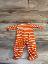 Just One You Striped Pumpkin Blanket Sleeper Orange sz 3m