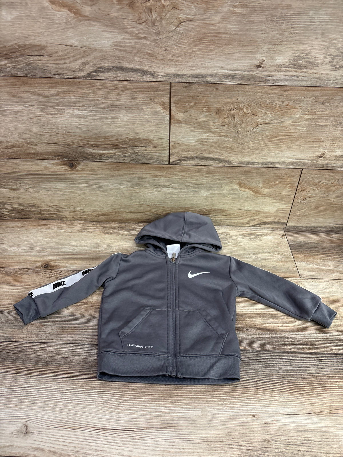 Nike Full Zip Therma-Fit Track Jacket Grey sz 12m