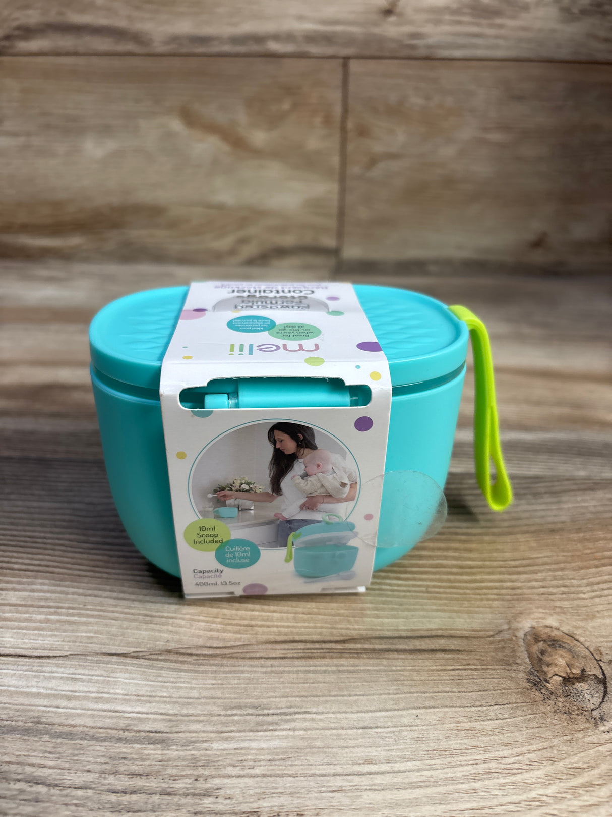 NEW Melii Powdered Formula Storage Container with Scoop 13.5oz