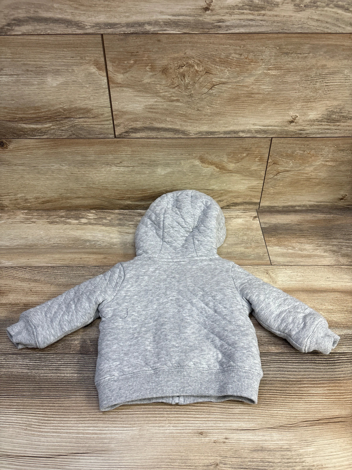 Simple Joys Quilted Sherpa Lined Jacket Grey sz 3-6m