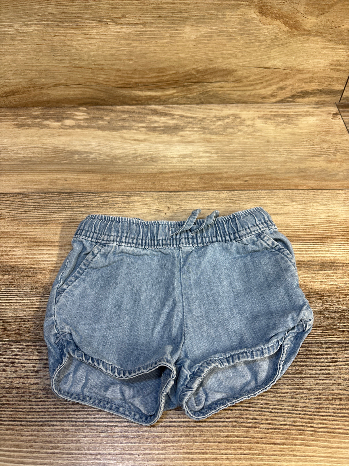 Jumping Beans Chambray Drawstring Shorts Blue sz 12m