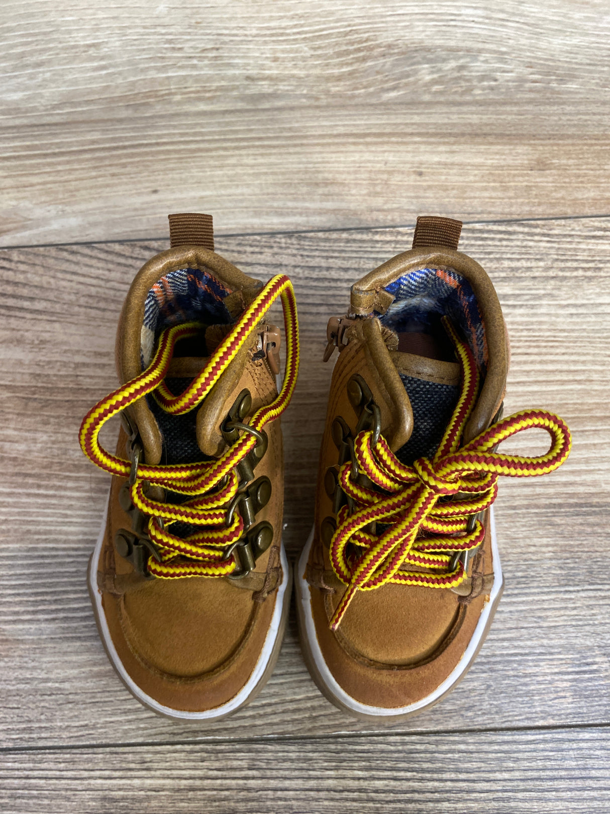 Cat & Jack Ankle High Boots Brown sz 4c