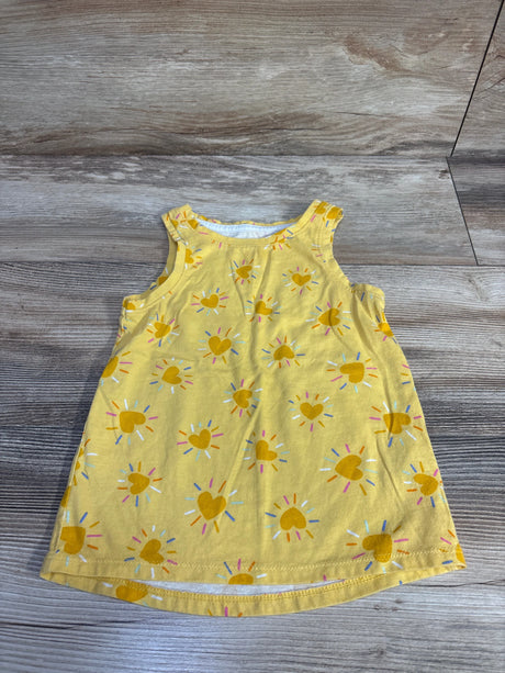 Cat & Jack Heart Tank Top Yellow sz 3T - Me n Mommy To Be
