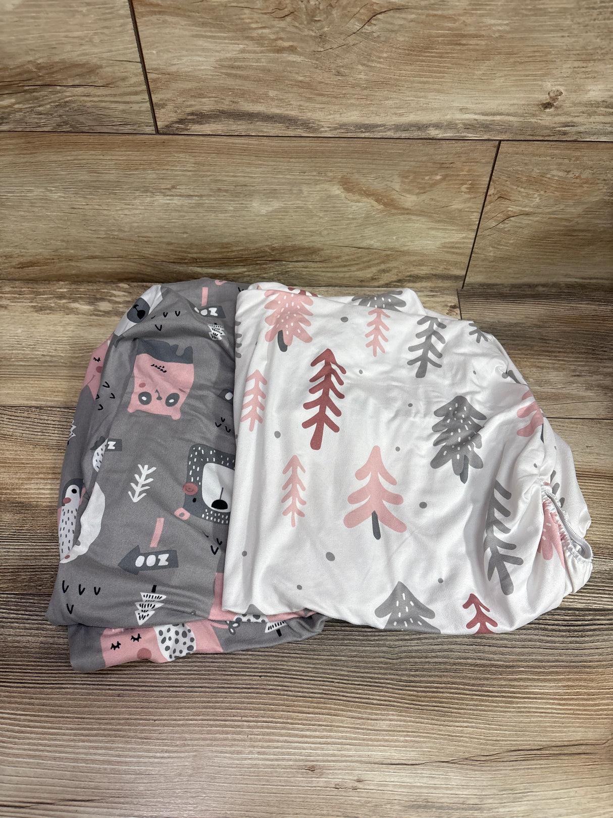 2pk Mini Crib/Playard Sheets White ~ 38x24''